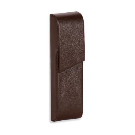Etui na długopisy Antra Secesja Podwójne, ekoskóra brązowe